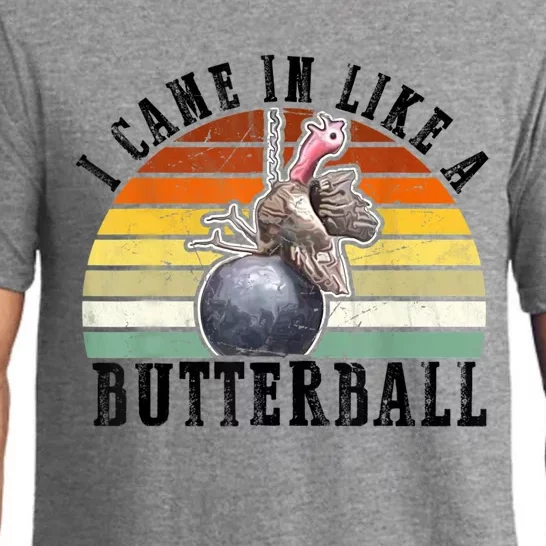 Came In Like A Butterball Funny Thanksgiving Pajama Set