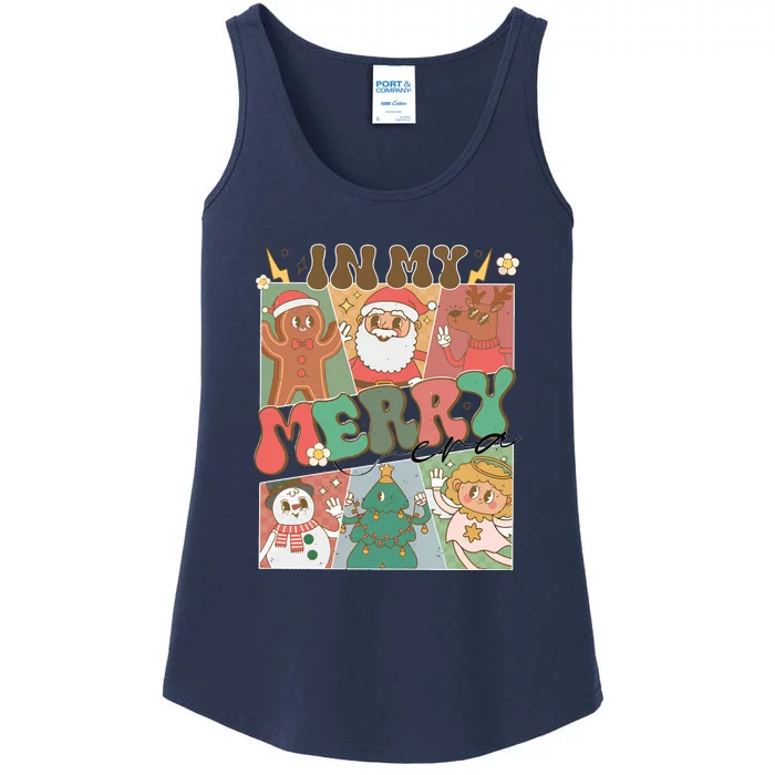 Christmas In My Merry Era Ladies Essential Tank