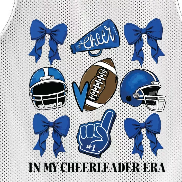 Cheer In My Cheerleader Era Cheer Coquette Football Mesh Reversible Basketball Jersey Tank