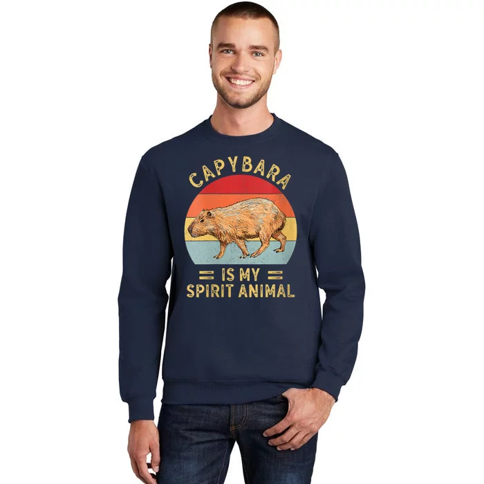 Capybara Is My Spirit Animal Tall Sweatshirt