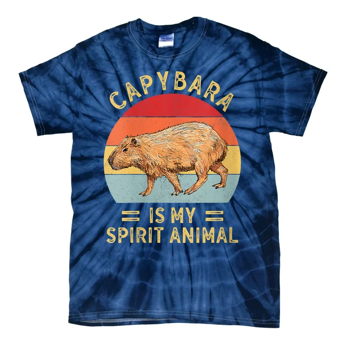 Capybara Is My Spirit Animal Tie-Dye T-Shirt