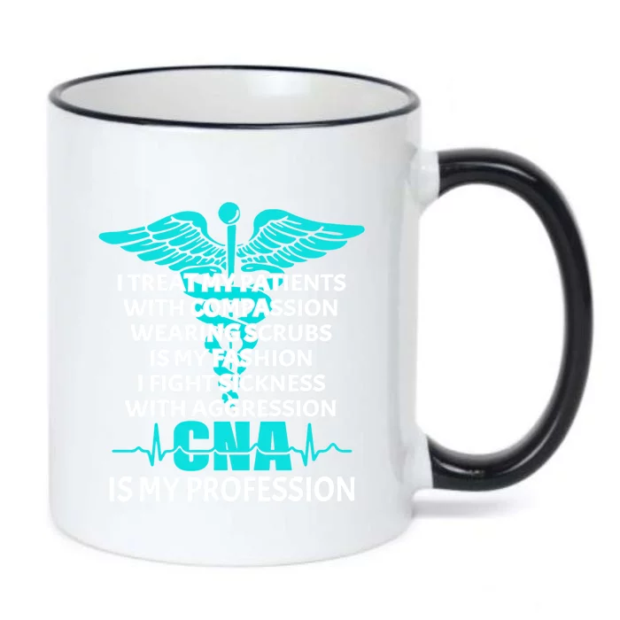 Cna Is My Profession Certified Nursing Assistant Nurse Gift Black Color Changing Mug