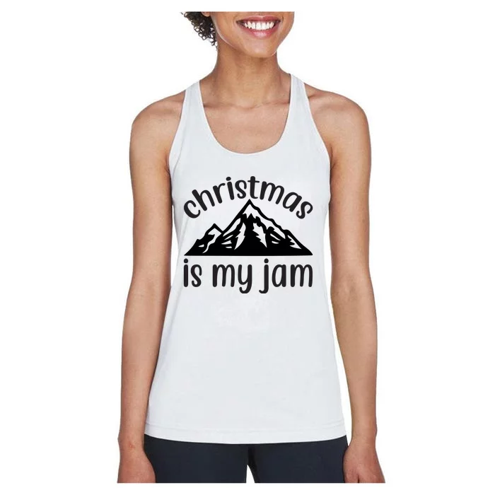 Christmas Is My Jam Women's Racerback Tank