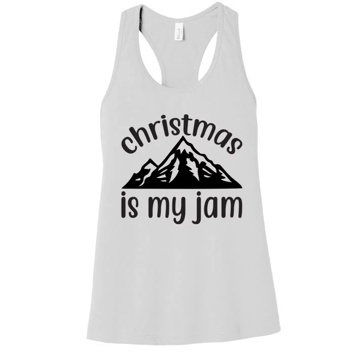 Christmas Is My Jam Women's Racerback Tank