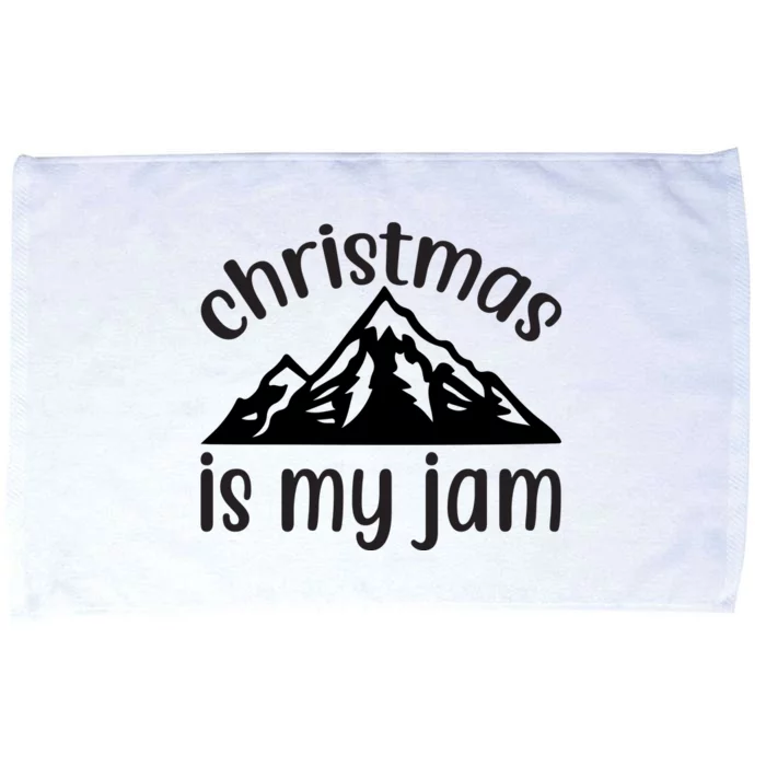 Christmas Is My Jam Microfiber Hand Towel