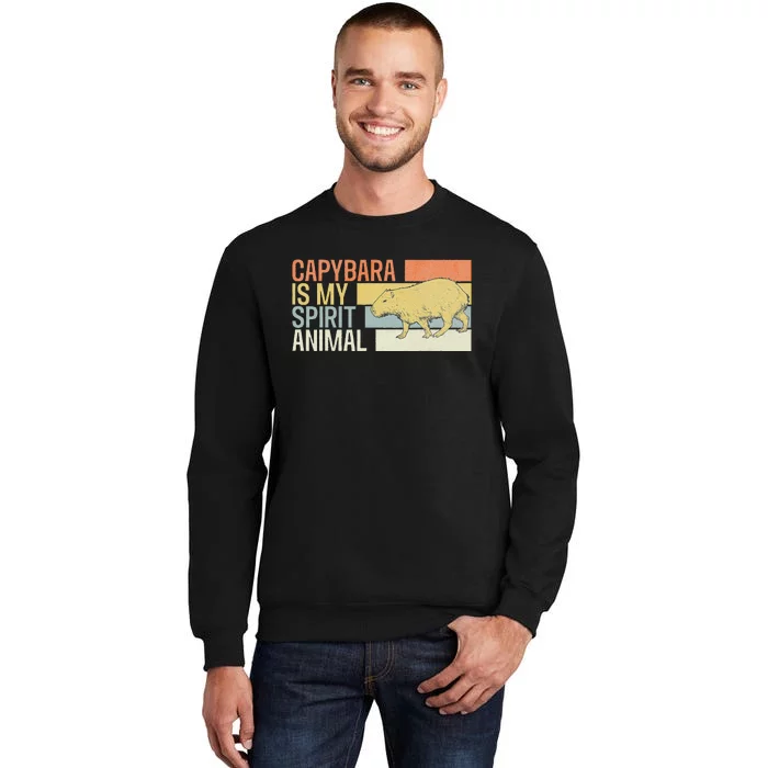 Capybara Is My Spirit Animal. Funny Capybaras Lovers Sweatshirt