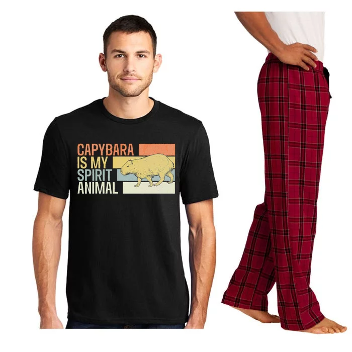 Capybara Is My Spirit Animal. Funny Capybaras Lovers Pajama Set