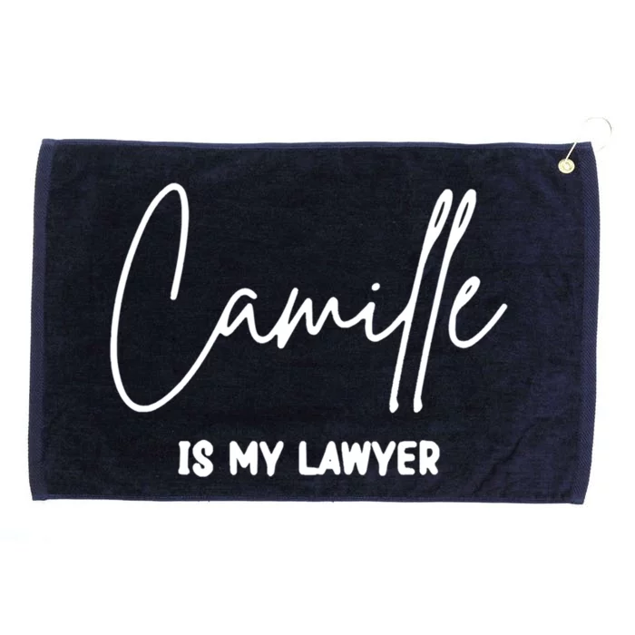 Camille Is My Lawyer Funny Law Trial Justice Cute Gift Grommeted Golf Towel