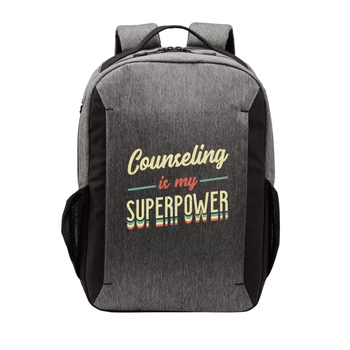 Counseling Is My Superpower School Counselor Gift Vector Backpack