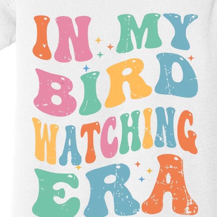 Cute In My Bird Watching Era Funny Birds Lovers Baby Bodysuit