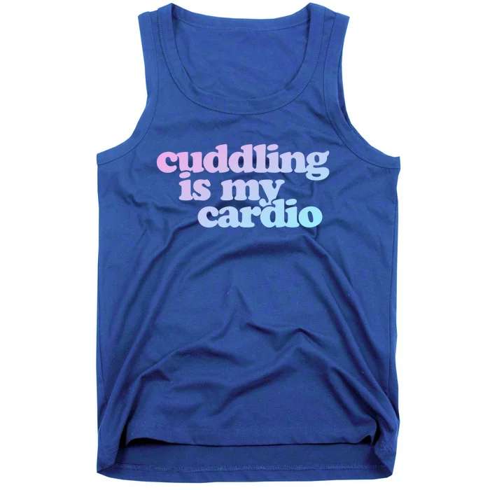 Cuddling Is My Cardio Valentine's Day Cuddling Gift Tank Top