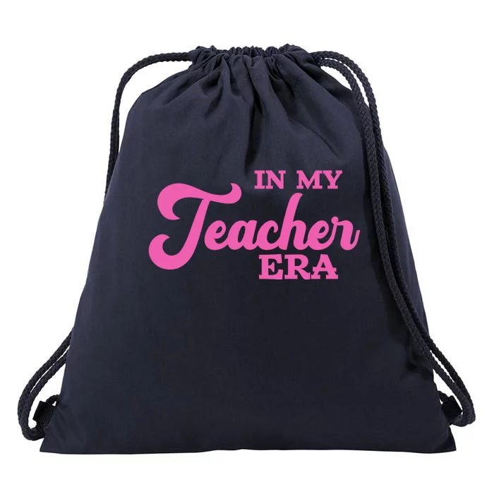 Cute In My Teacher Era School Drawstring Bag