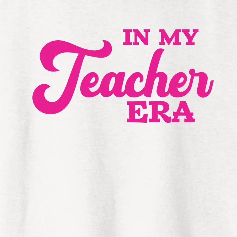 Cute In My Teacher Era School Women's Crop Top Tee