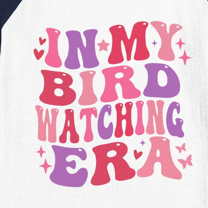 Cute In My Bird Watching Era Funny Birds Lovers Baseball Sleeve Shirt