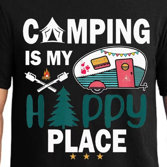 Camping Is My Happy Place Pajama Set