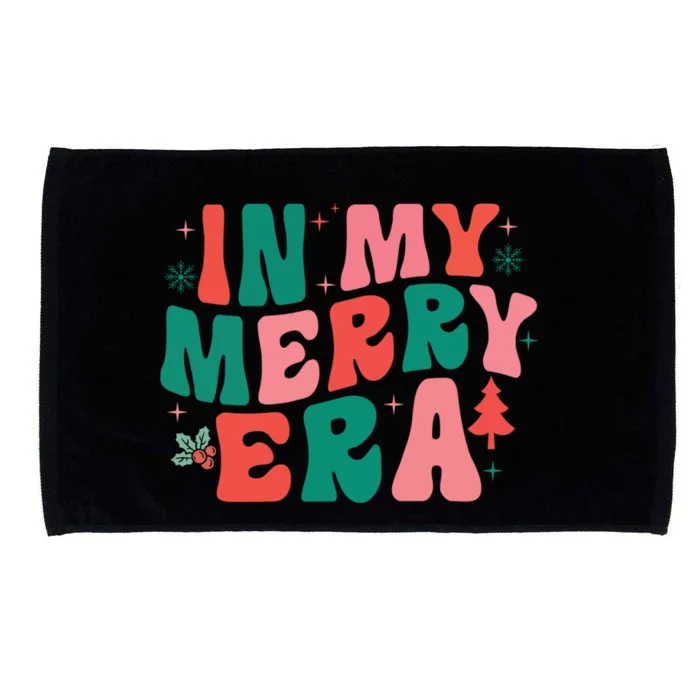 Christmas In My Merry Era Xmas Holiday Christmas Microfiber Hand Towel