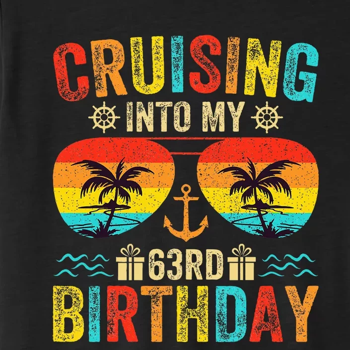 Cruising Into My 63rd Birthday Cruise ChromaSoft Performance T-Shirt