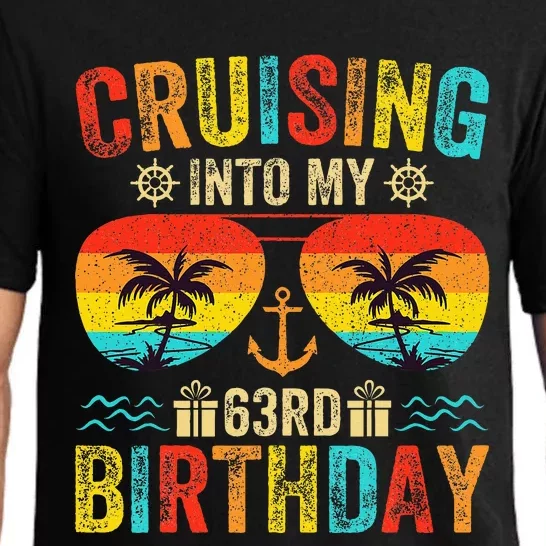 Cruising Into My 63rd Birthday Cruise Pajama Set