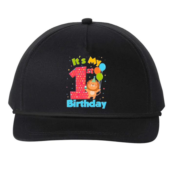 Cute It's My First 1st Birthday Snapback Five-Panel Rope Hat