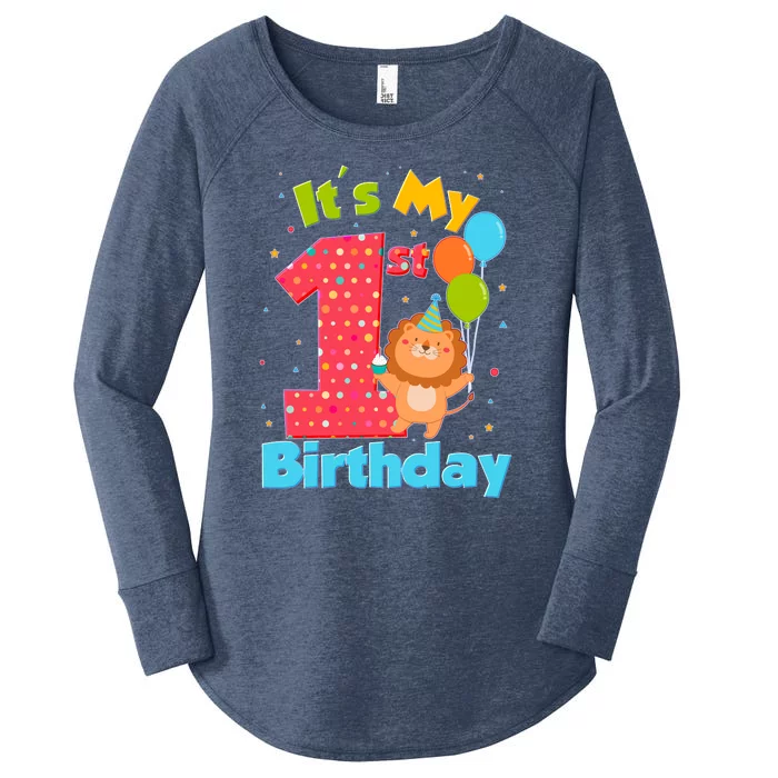 Cute It's My First 1st Birthday Women's Perfect Tri Tunic Long Sleeve Shirt