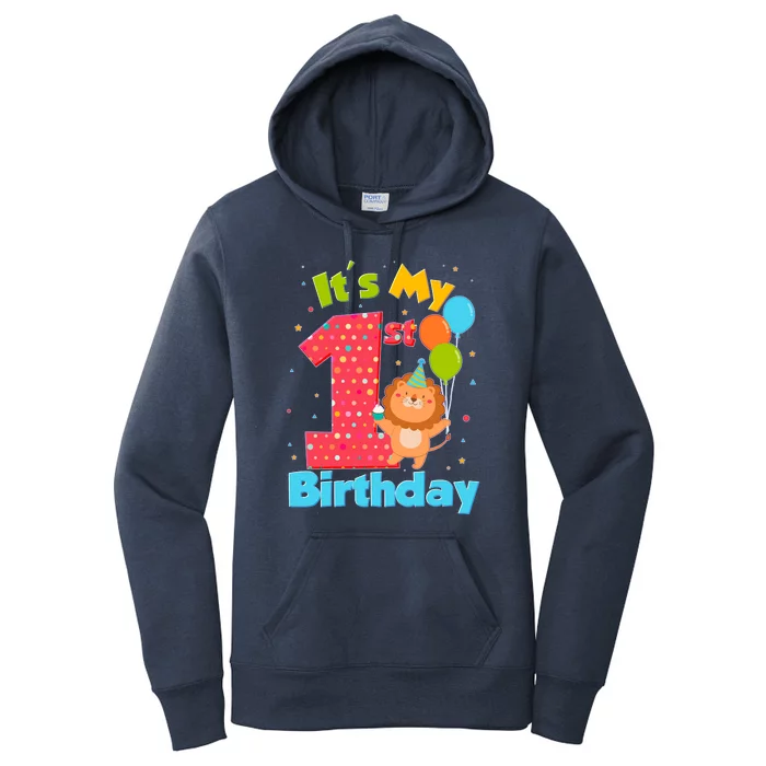 Cute It's My First 1st Birthday Women's Pullover Hoodie