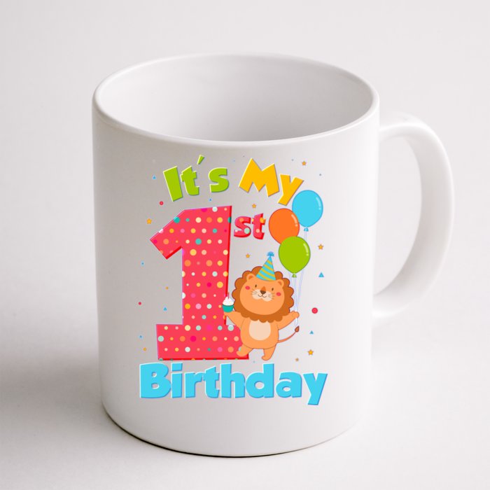 Cute It's My First 1st Birthday Front & Back Coffee Mug