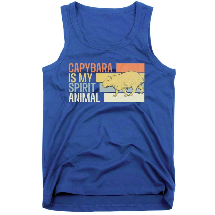 Capybara Is My Spirit Animal. Funny Capybaras Lovers Tank Top