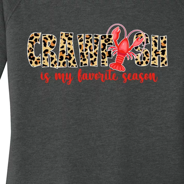 Crawfish Is My Favorite Season Women's Perfect Tri Tunic Long Sleeve Shirt