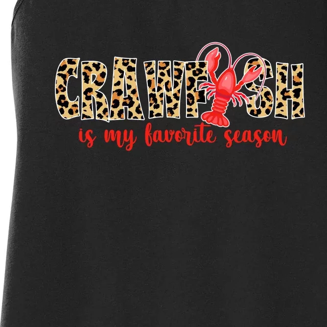 Crawfish Is My Favorite Season Women's Racerback Tank