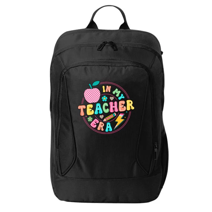 Cute In My Teacher Era School Favorite Teacher Gift City Backpack