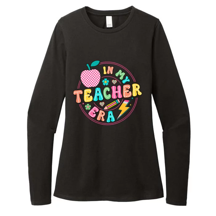 Cute In My Teacher Era School Favorite Teacher Gift Womens CVC Long Sleeve Shirt