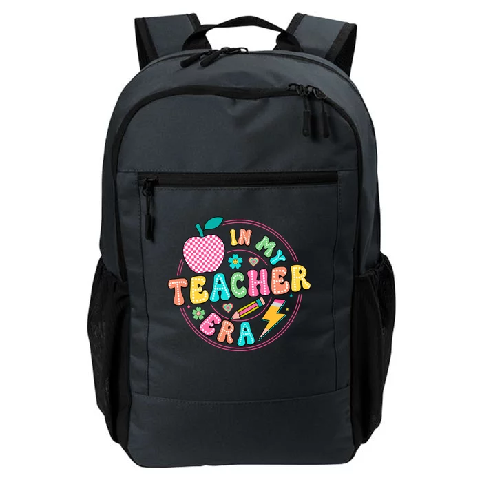 Cute In My Teacher Era School Favorite Teacher Gift Daily Commute Backpack