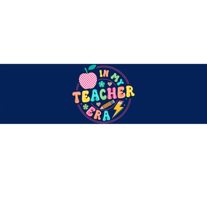 Cute In My Teacher Era School Favorite Teacher Gift Bumper Sticker