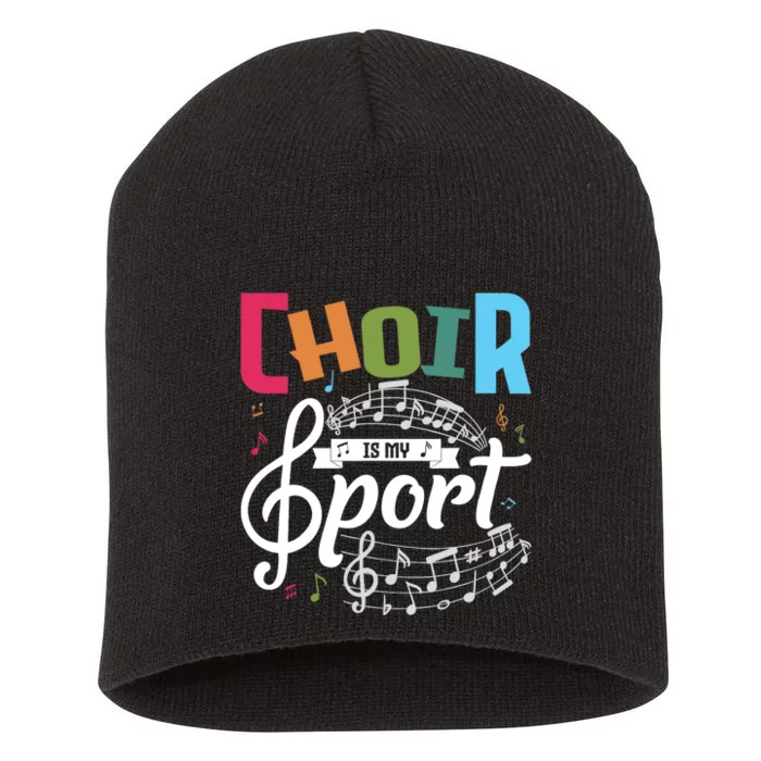 Choir Is My Sport Funny Choir Singer Singing Lover Short Acrylic Beanie