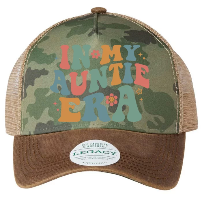 Cute In My Auntie Era Fun Aunt Legacy Tie Dye Trucker Hat