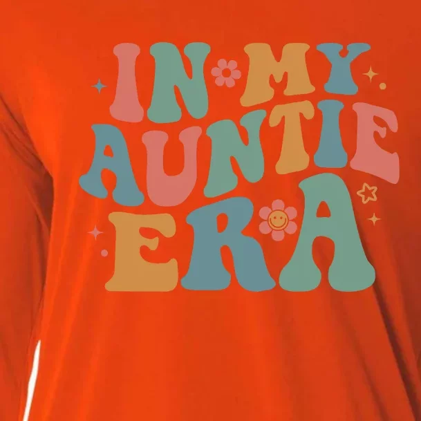 Cute In My Auntie Era Fun Aunt Cooling Performance Long Sleeve Crew