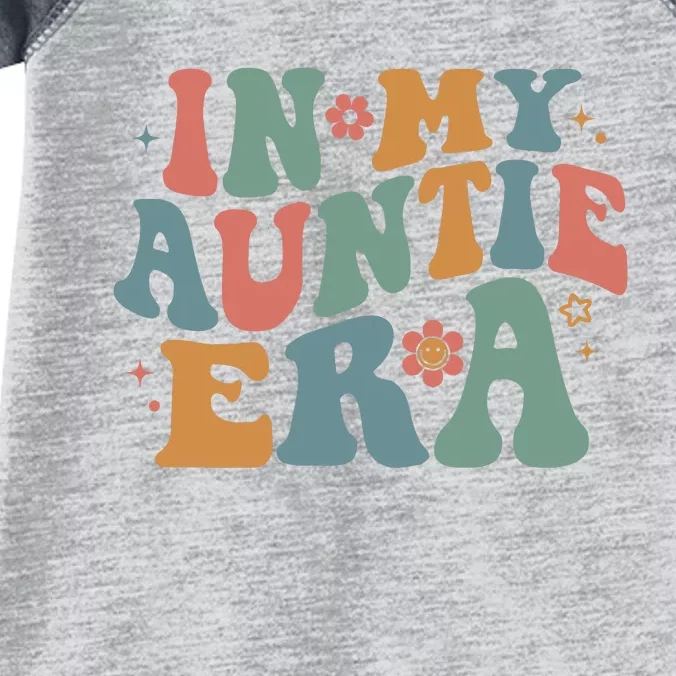 Cute In My Auntie Era Fun Aunt Infant Baby Jersey Bodysuit