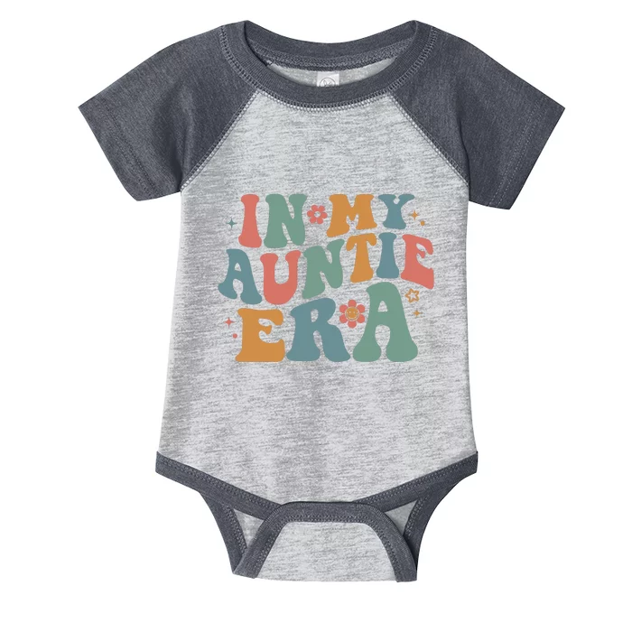 Cute In My Auntie Era Fun Aunt Infant Baby Jersey Bodysuit