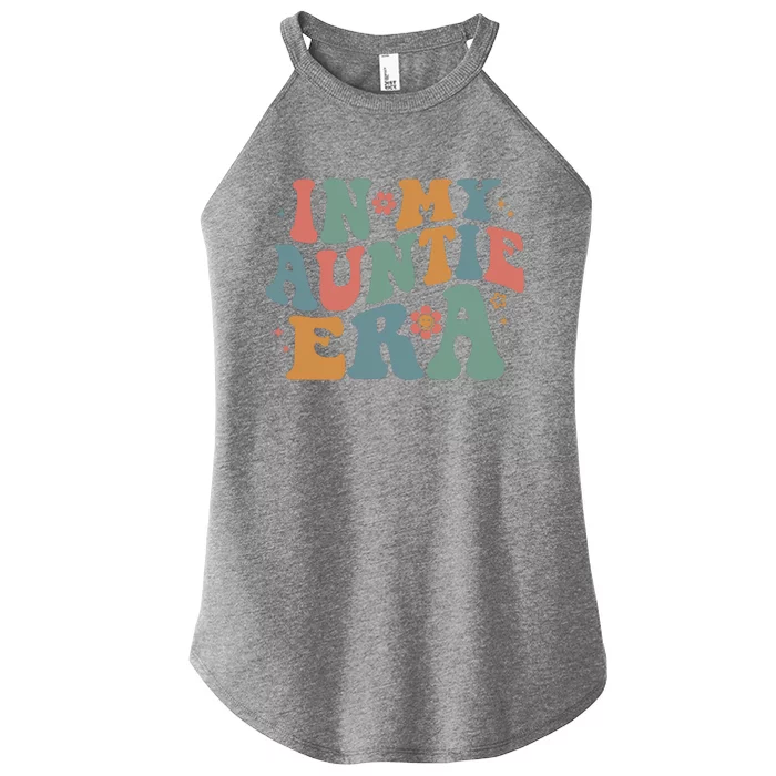 Cute In My Auntie Era Fun Aunt Women’s Perfect Tri Rocker Tank