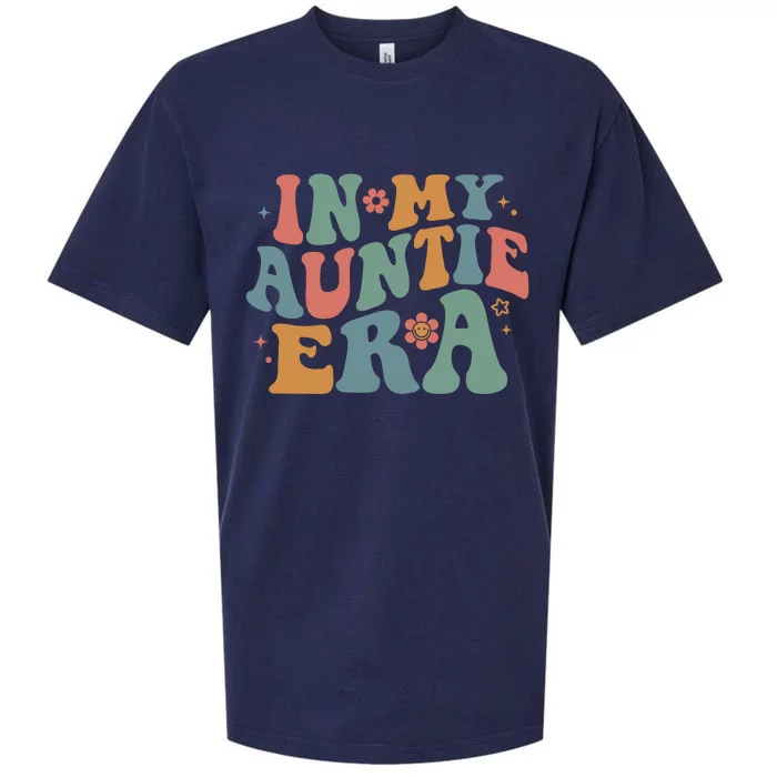 Cute In My Auntie Era Fun Aunt Sueded Cloud Jersey T-Shirt