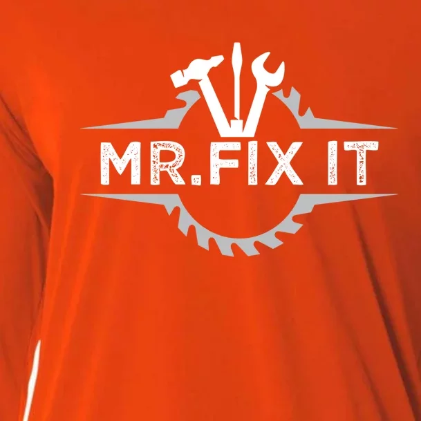 Craft I Mr Fix It I Mechanic Worker Handy Cute Gift Cooling Performance Long Sleeve Crew