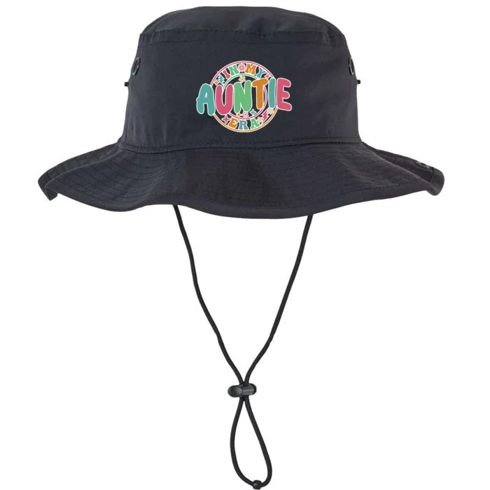 Colorful In My Auntie Era Fun Aunt Legacy Cool Fit Booney Bucket Hat