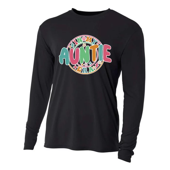 Colorful In My Auntie Era Fun Aunt Cooling Performance Long Sleeve Crew