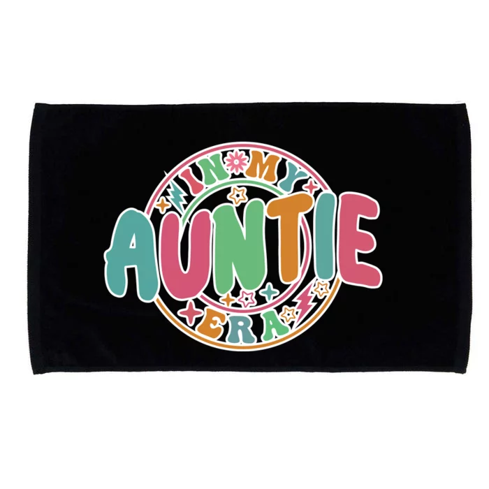 Colorful In My Auntie Era Fun Aunt Microfiber Hand Towel