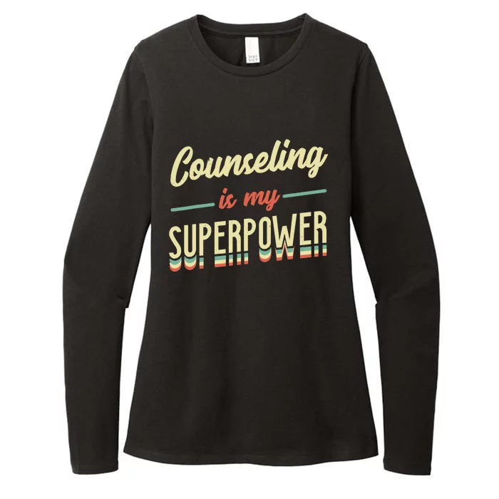 Counseling Is My Superpower School Counselor Womens CVC Long Sleeve Shirt