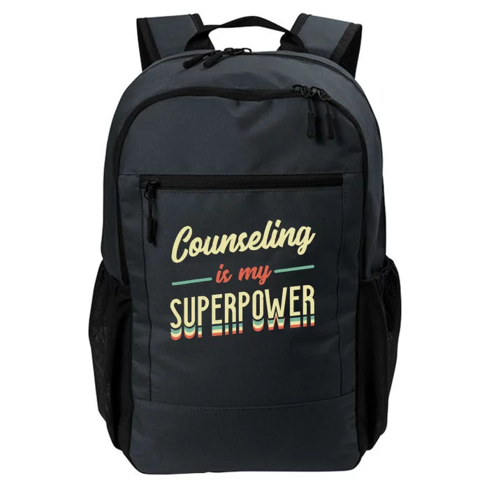 Counseling Is My Superpower School Counselor Daily Commute Backpack