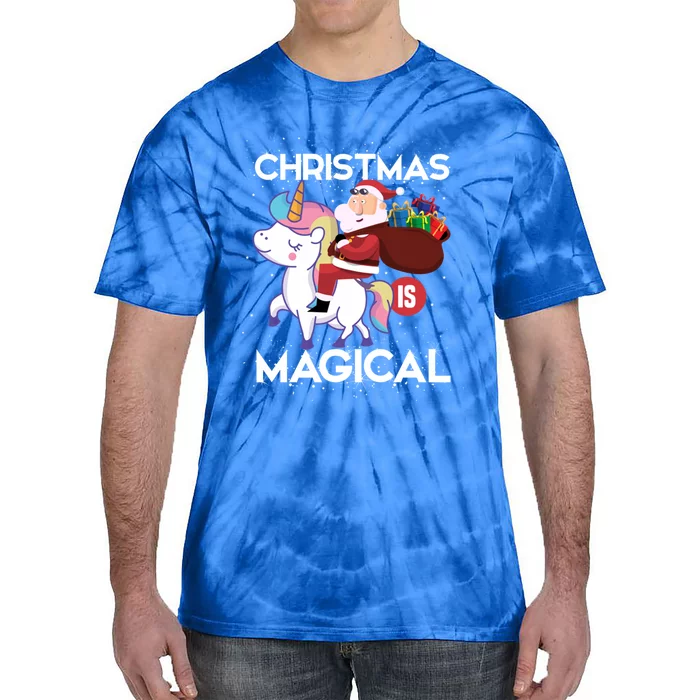 Christmas Is Magical Gift Tie-Dye T-Shirt