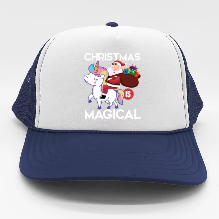 Christmas Is Magical Gift Trucker Hat