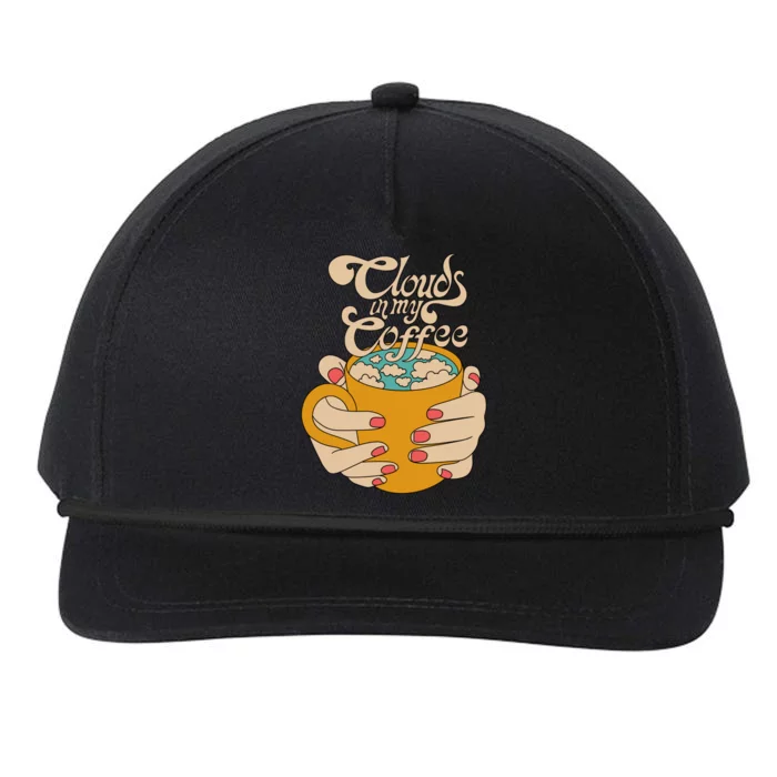 Clouds In My Coffee Snapback Five-Panel Rope Hat