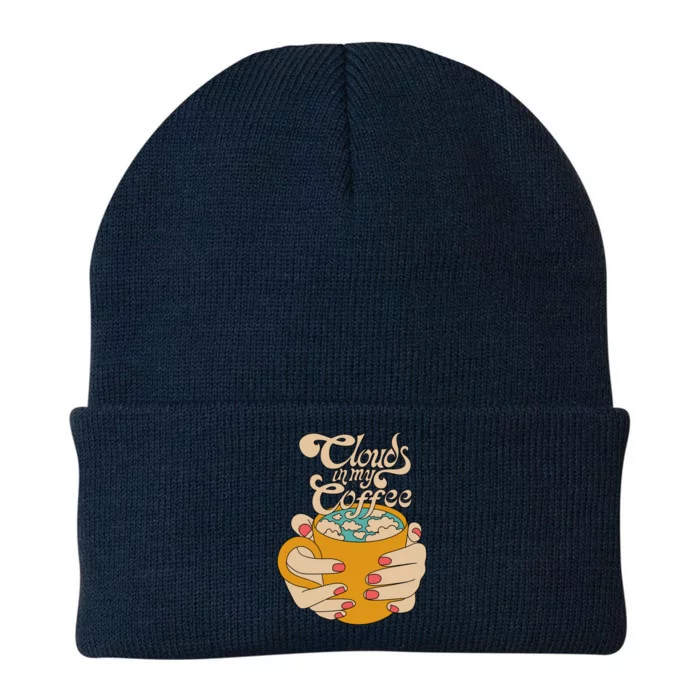 Clouds In My Coffee Knit Cap Winter Beanie